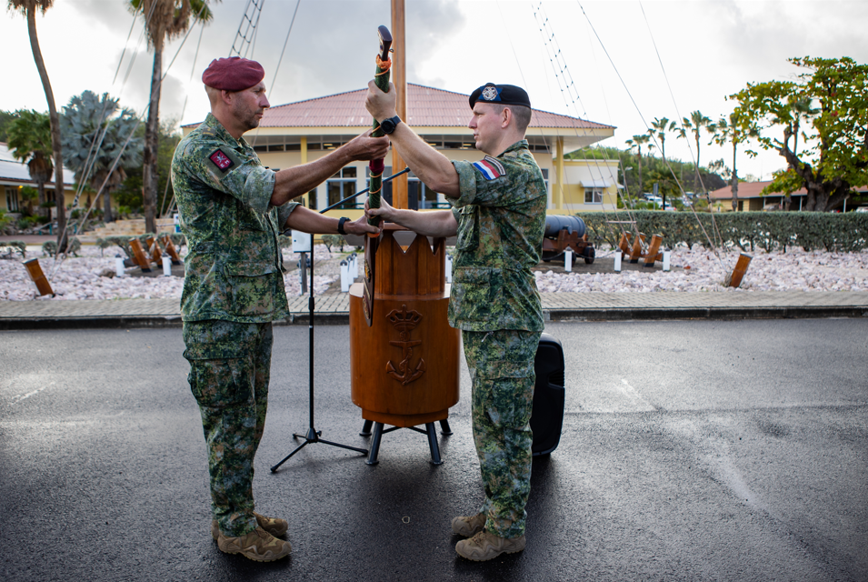Dutch Army Unit rotates in the Caribbean: New commander takes over
