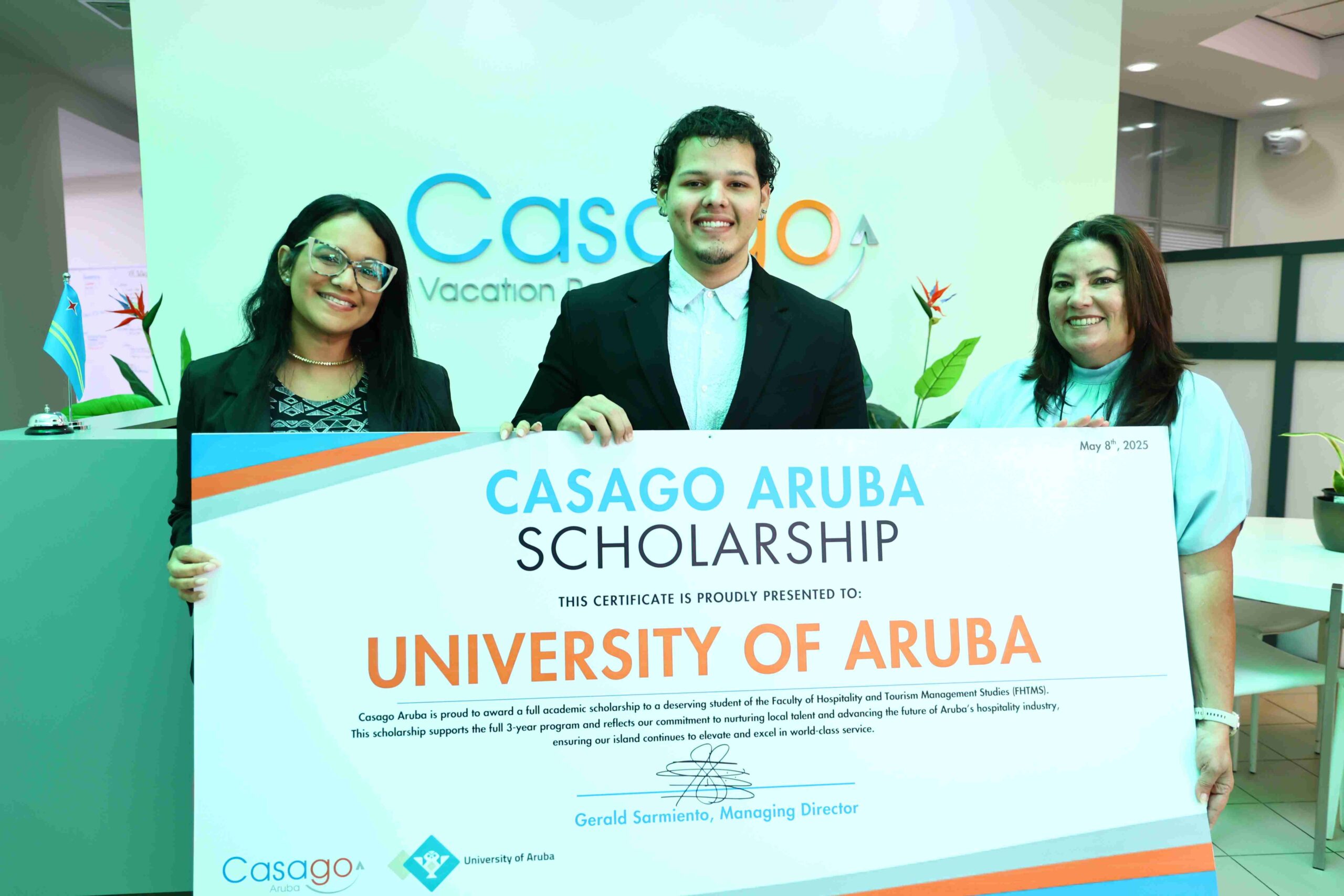 Investing in Aruba’s next generation: CasaGo Vacation Rentals scholarships