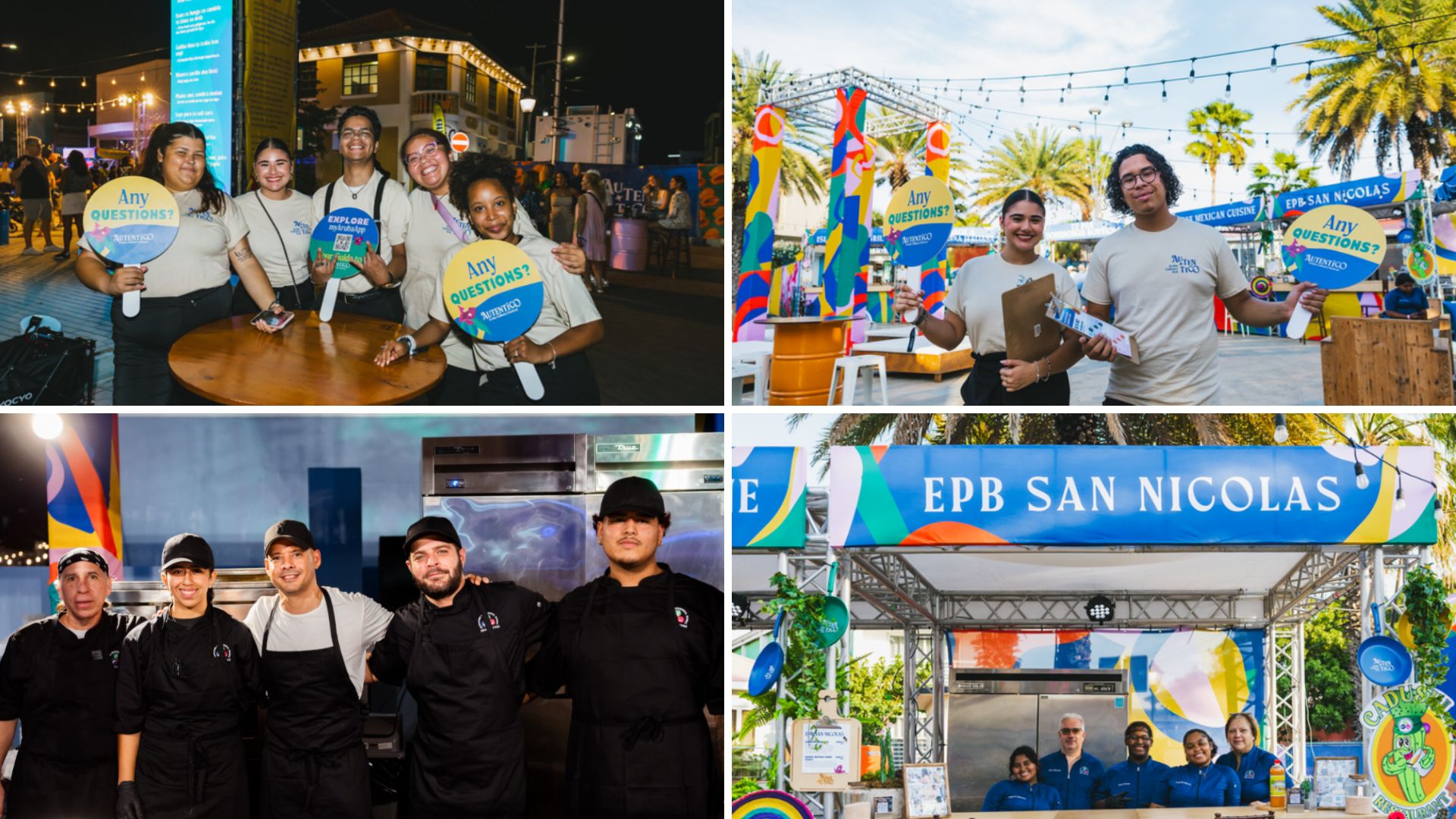 From the classroom to The Pavilion: Students took part in the Autentico Culinary Festival