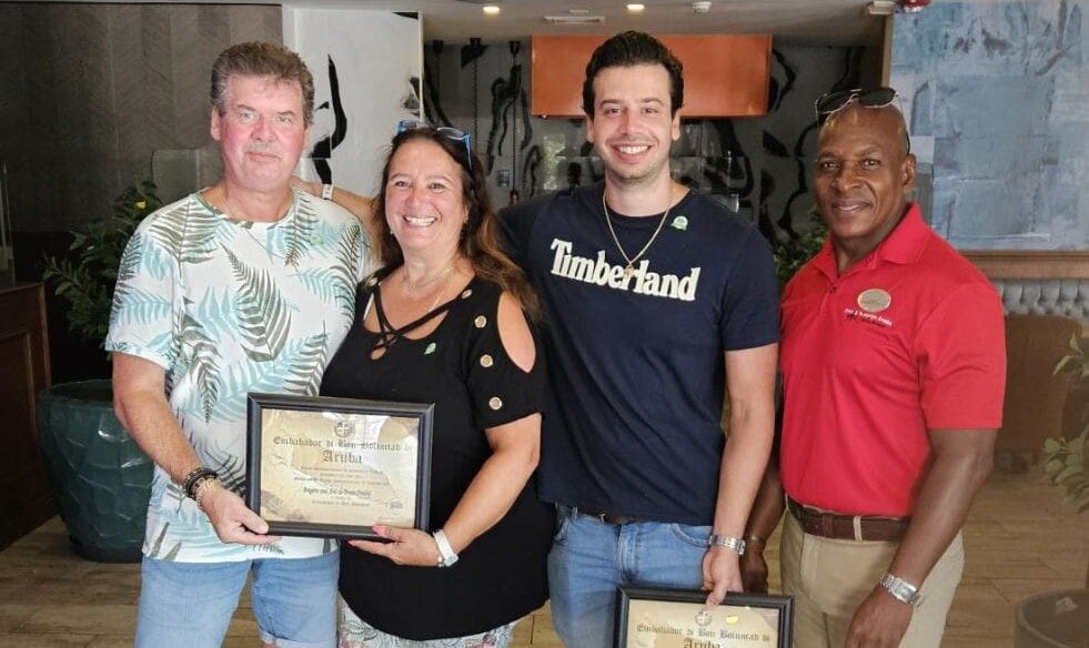 Aruba Tourism Authority Honors Loyal Visitor at Divi & Tamarijn Aruba All Inclusive!