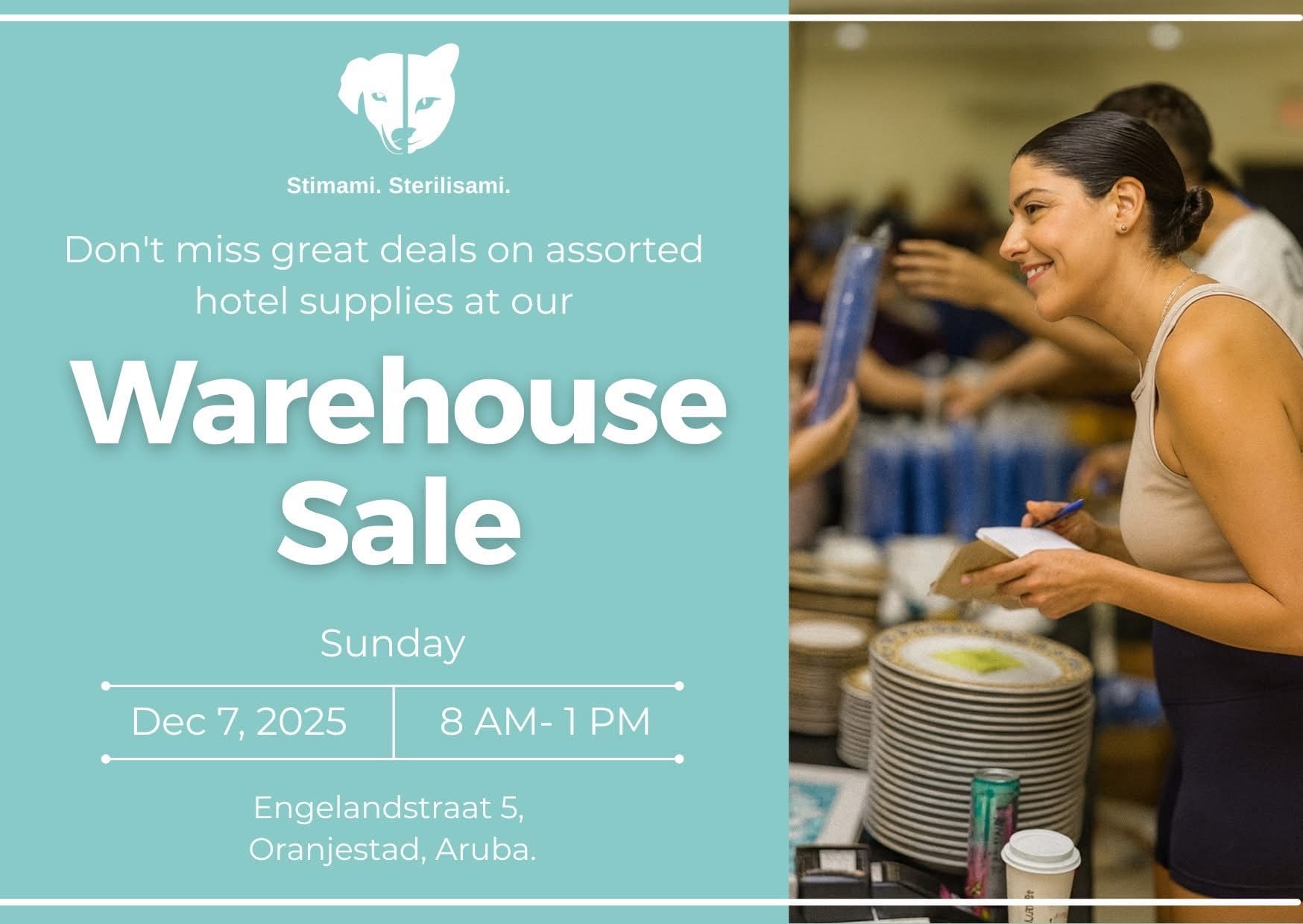 Kick Off the Holiday Season with Amazing Deals on Hotel Supplies at the Stimami Sterilisami Warehouse Sale! 