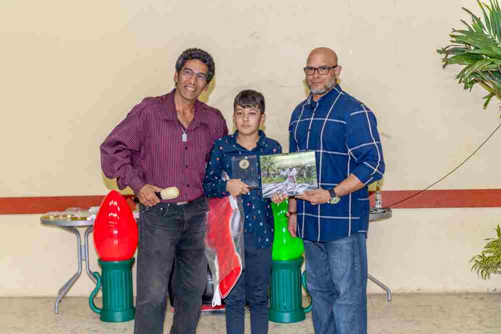 Taekwondo Team Aruba honored several athletes for their outstanding achievements in 2025