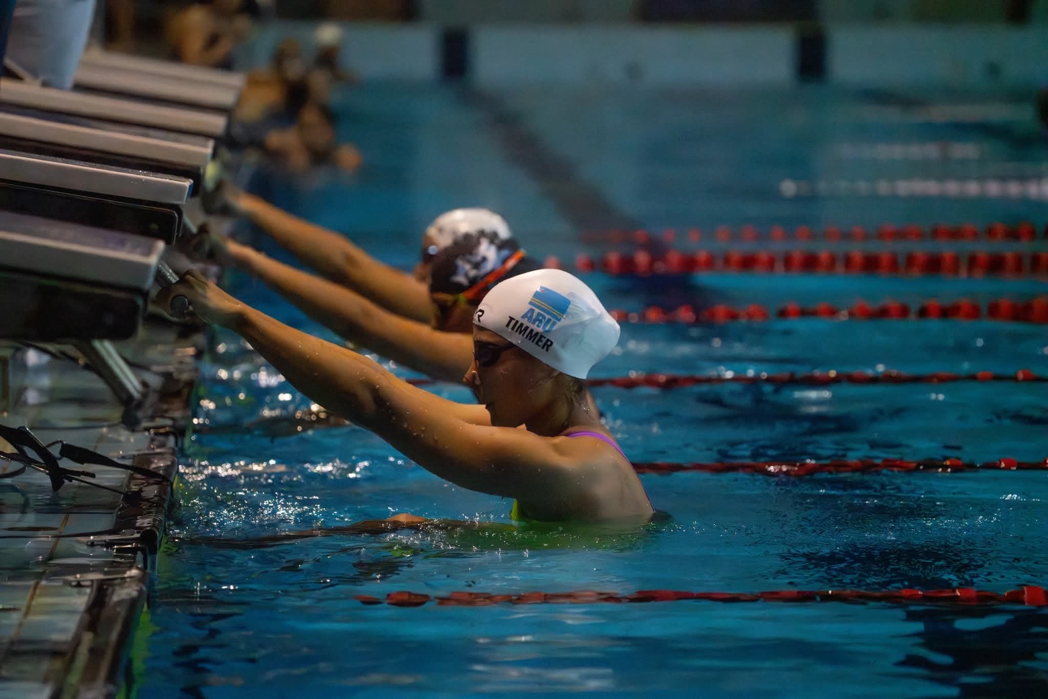 Stingray Swimming Team celebrates Elisabeth Timmer’s success in the Netherlands