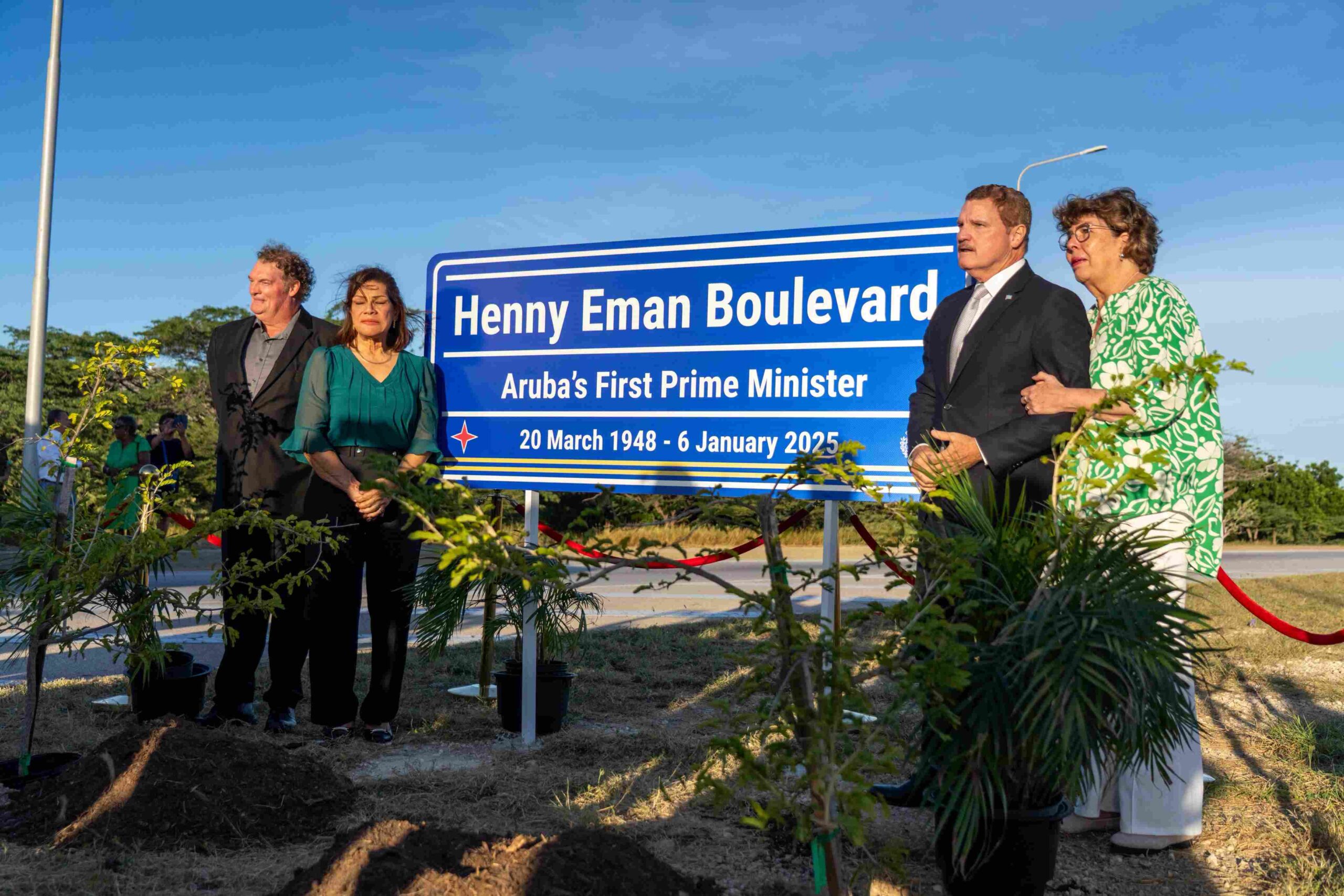 Honoring a visionary: Henny Eman Boulevard unveiled in Aruba