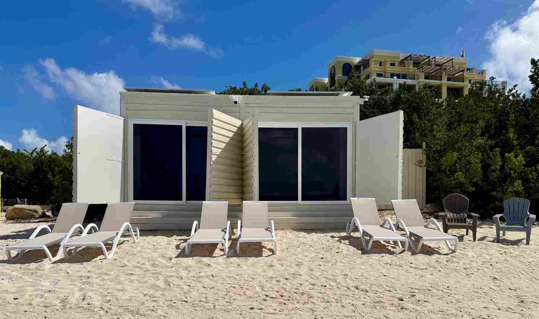 Uncontrolled tourism development: Airbnb listed on a public beach in Palm Beach