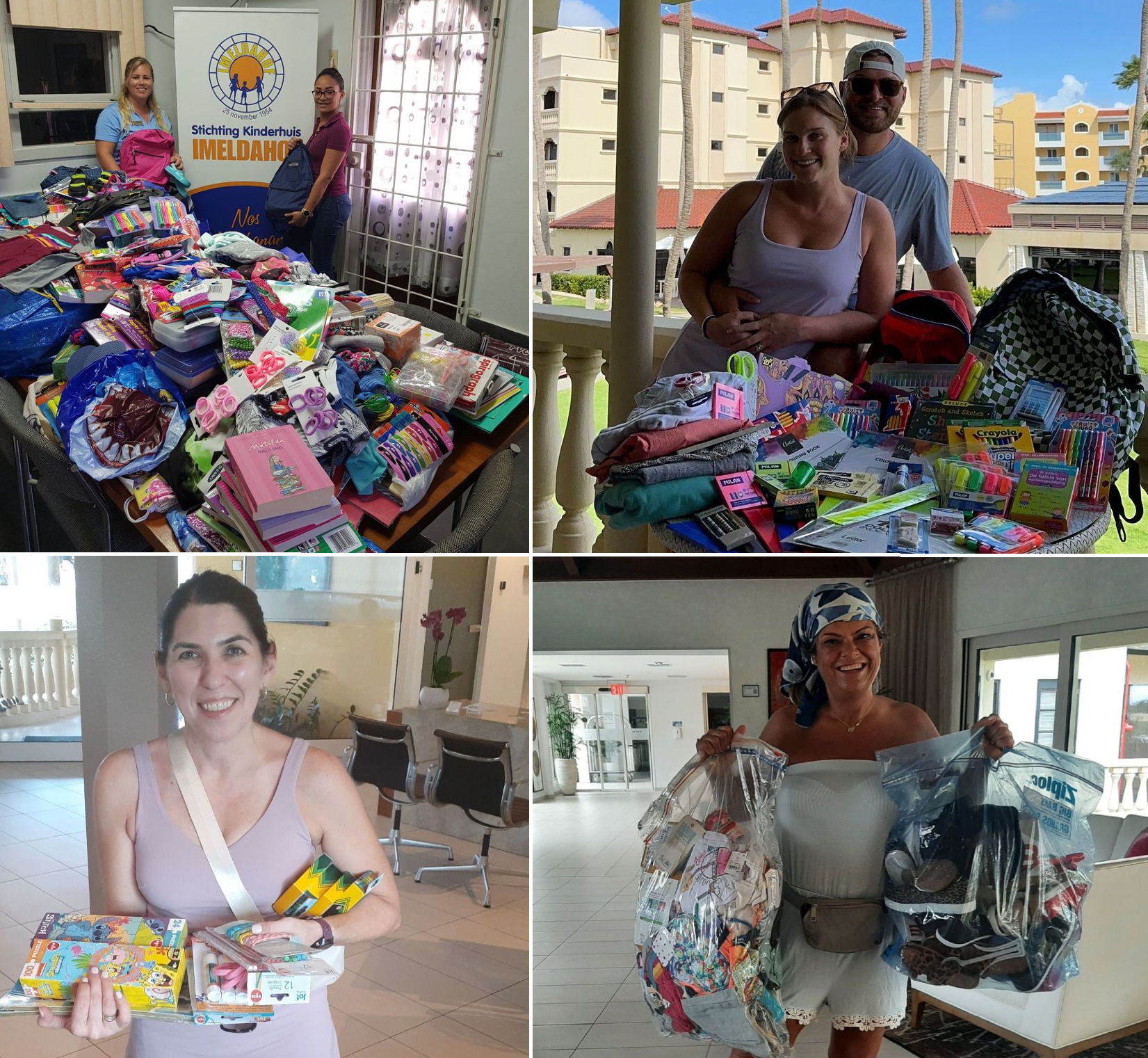 Bucuti & Tara Beach Resort guests donate 1,035 lbs of supplies to Imeldahof
