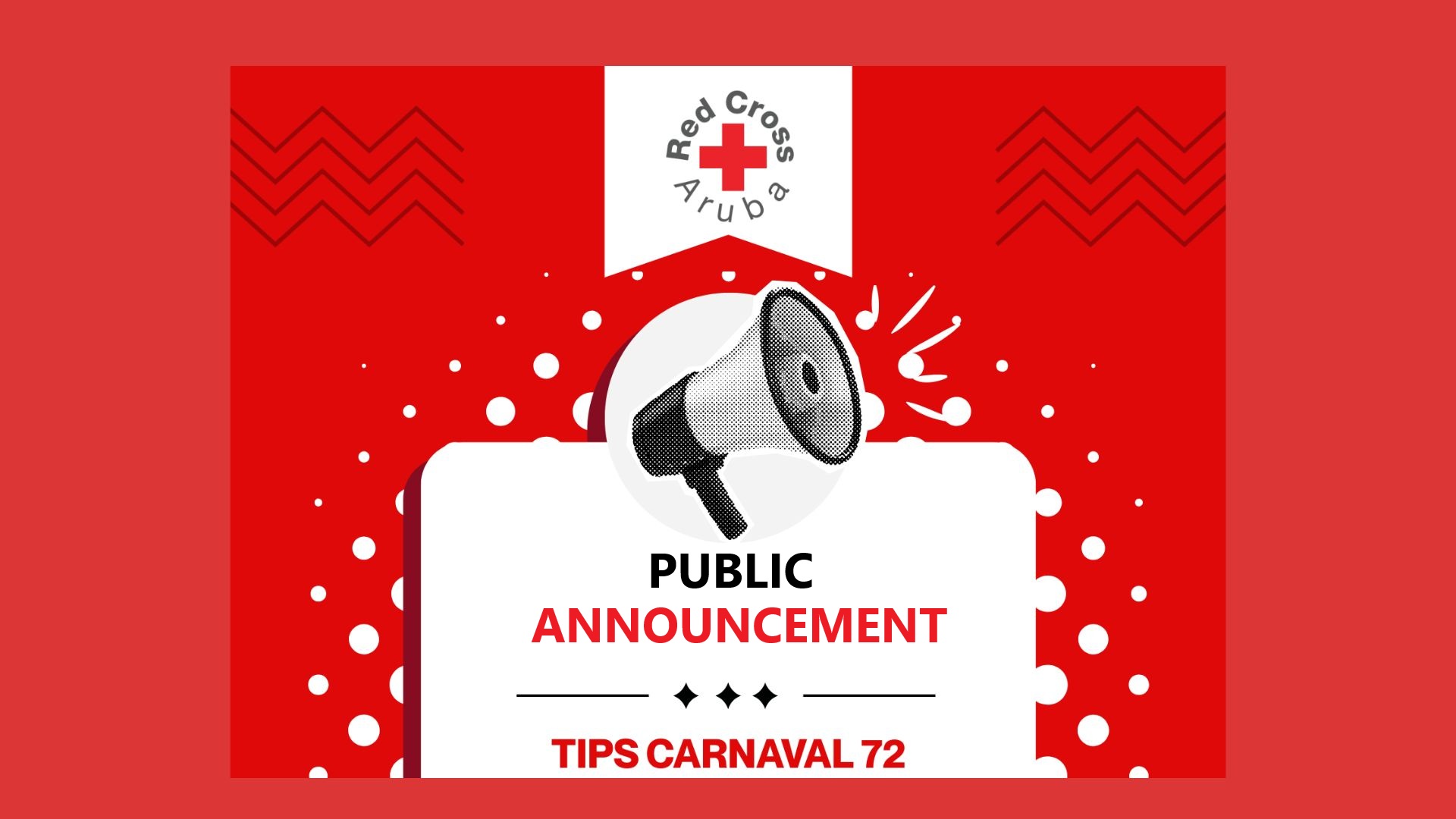 Red Cross Aruba offers tips for a safe carnival for everyone