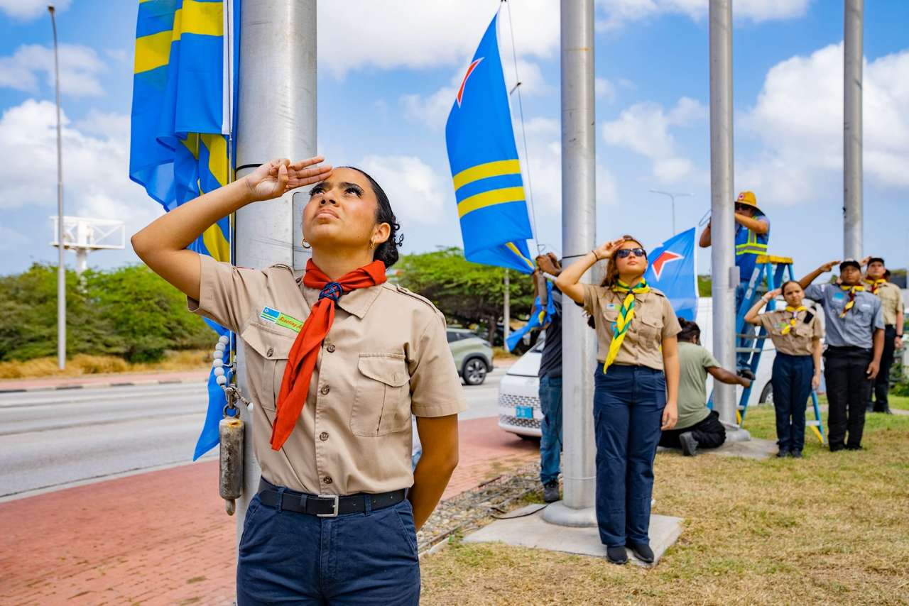 Aruba marks historic milestones with flag-raising ceremony