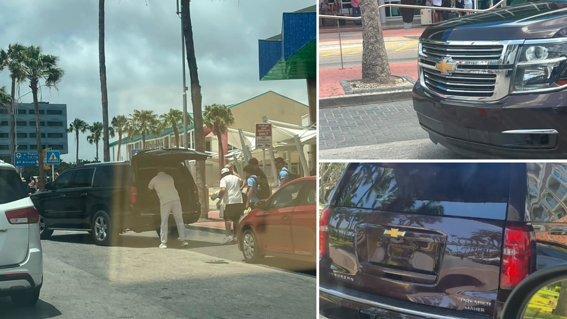 SUV without license plates spotted transporting tourists