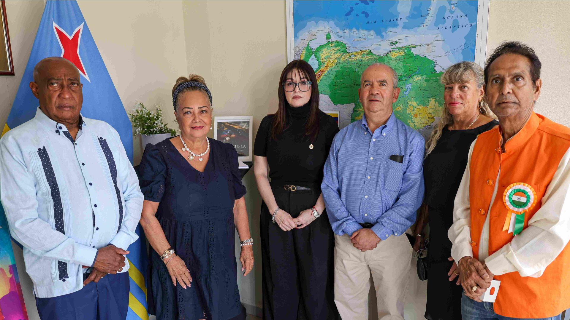 Consular Corps of Aruba signs condolence book in solidarity with Venezuela
