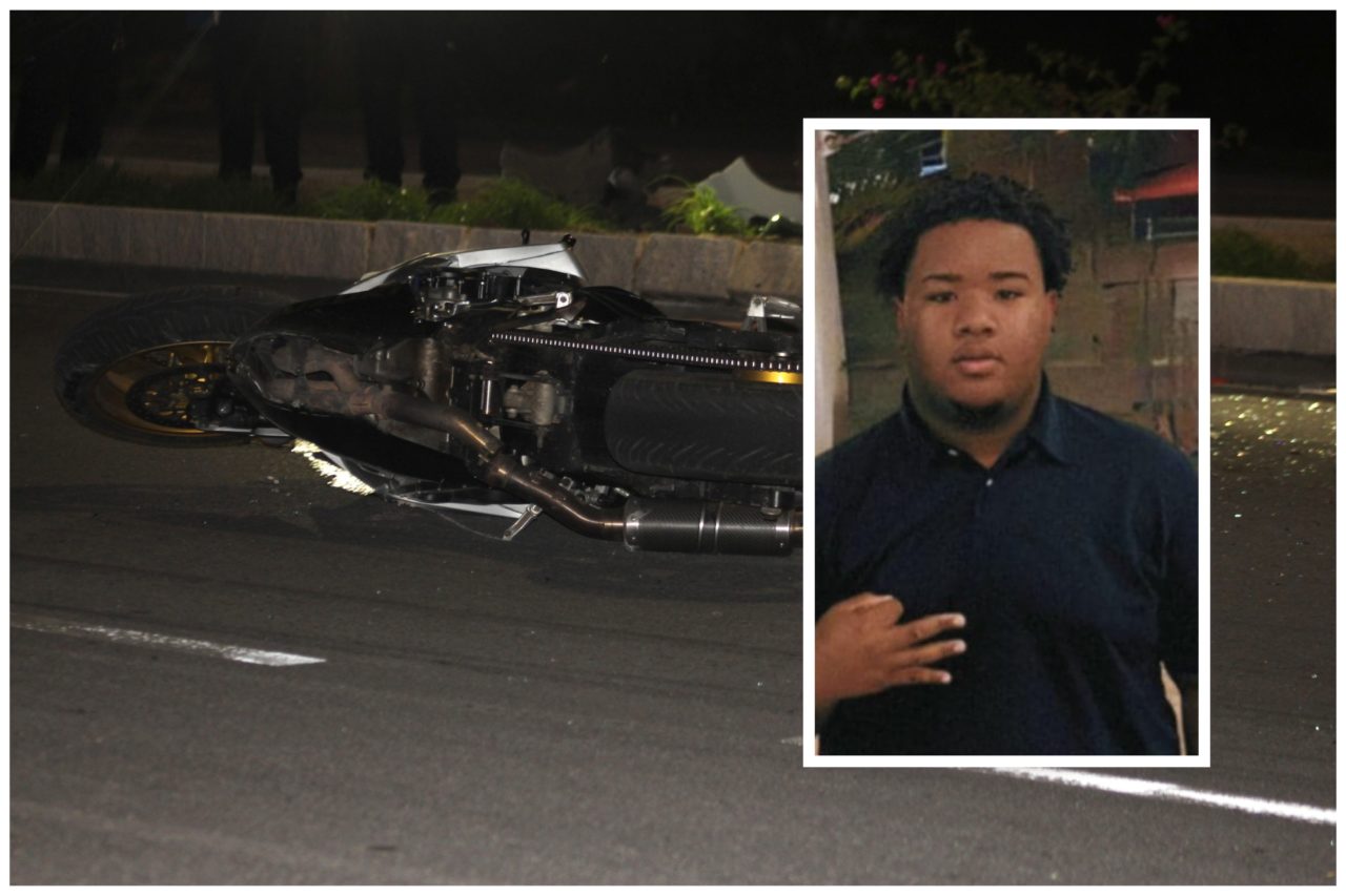 Accident involving a motorcycle: Angel Gabriel Senra Chara becomes